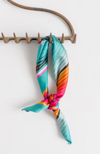 Load image into Gallery viewer, Girls Bright Serape Wild Rag- Kids or Adult Mini Rowdy Rag Bandana