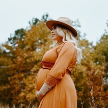 Load image into Gallery viewer, Wide Brim Women’s Felt Hat- Adult Flat Brim Fedora