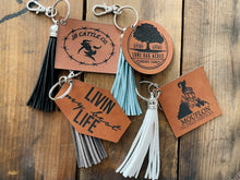 Load image into Gallery viewer, Custom Keychain- luggage tag, key fob accessories, diaper bag tag, backpack accessory