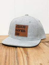 Load image into Gallery viewer, Jesus Saves, Sis- Toddler + Kids Snapback Girls Hat