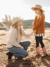 Load image into Gallery viewer, Mama + Me Flat Brim Hat Set - Fox + Fawn Designs
