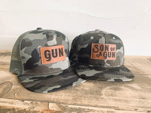 Load image into Gallery viewer, SON OF A GUN Set of 2 Father + Son Snapback Hats - Fox + Fawn Designs