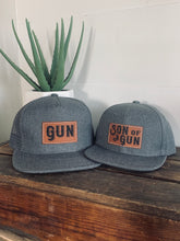 Load image into Gallery viewer, SON OF A GUN Set of 2 Father + Son Snapback Hats - Fox + Fawn Designs