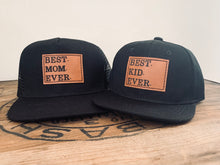 Load image into Gallery viewer, Best Mom Ever + Best Kid Ever set of 2 Matching Snapback Hats - Fox + Fawn Designs