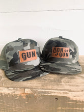Load image into Gallery viewer, SON OF A GUN Set of 2 Father + Son Snapback Hats - Fox + Fawn Designs