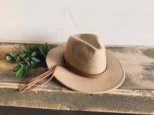 Load image into Gallery viewer, Kids Flat Brim Felt Hat - Fox + Fawn Designs
