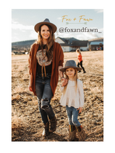 Load image into Gallery viewer, Mama + Me Flat Brim Hat Set - Fox + Fawn Designs