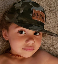 Load image into Gallery viewer, Feral Toddler + Kids Snapback Hat - Fox + Fawn Designs