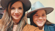 Load image into Gallery viewer, Mama + Me Flat Brim Hat Set - Fox + Fawn Designs