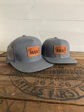 Load image into Gallery viewer, Ol’ Man + Ol’ Son set of 2 Dad and son matching Snapback Hats - Fox + Fawn Designs