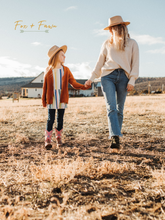 Load image into Gallery viewer, Mama + Me Flat Brim Hat Set - Fox + Fawn Designs