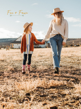 Load image into Gallery viewer, Mama + Me Flat Brim Hat Set - Fox + Fawn Designs
