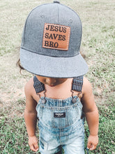 Load image into Gallery viewer, Jesus Saves, Bro. Toddler + Kids Snapback Hat - Fox + Fawn Designs