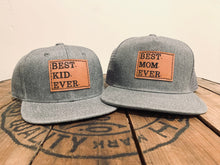 Load image into Gallery viewer, Best Mom Ever + Best Kid Ever set of 2 Matching Snapback Hats - Fox + Fawn Designs
