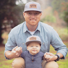 Load image into Gallery viewer, SON OF A GUN Set of 2 Father + Son Snapback Hats - Fox + Fawn Designs