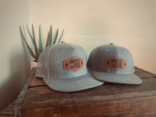 Load image into Gallery viewer, BEST DAD EVER + BEST KID EVER Set of 2 Hats (Western Design) - Fox + Fawn Designs
