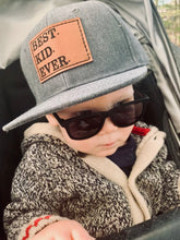 Load image into Gallery viewer, Best Kid Ever Snapback Hat- youth + baby toddler flat bill trucker caps
