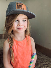 Load image into Gallery viewer, BEST DAD EVER + BEST KID EVER Matching Father &amp; Son or Daughter SnapBack Hats.
