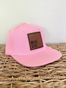 Big Sis SnapBack Hat- Big Sister gift for girls, Baby Toddler Youth kids Women SnapBack Cap, New Baby gift, Pregnancy Announcement, Pregnancy Reveal,