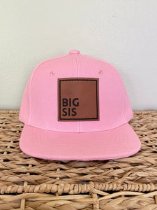 Big Sis SnapBack Hat- Big Sister gift for girls, Baby Toddler Youth kids Women SnapBack Cap, New Baby gift, Pregnancy Announcement, Pregnancy Reveal,