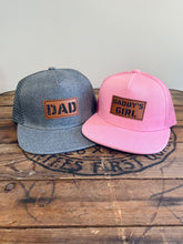 Load image into Gallery viewer, Daddy's Girl and Dad Matching Hat Set- Father Daughter Snapback Caps
