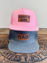 Load image into Gallery viewer, Daddy's Girl and Dad Matching Hat Set- Father Daughter Snapback Caps
