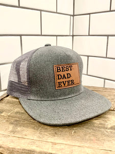 BEST DAD EVER Snapback Hat- Trucker Cap for Men