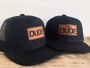 The DUDE Father/Son Snapback Hats Set - Fox + Fawn Designs