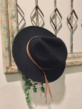 Load image into Gallery viewer, Adult Flat Brim Felt Hat - Fox + Fawn Designs
