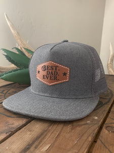 BEST DAD EVER + BEST KID EVER Set of 2 Hats (Western Design) - Fox + Fawn Designs