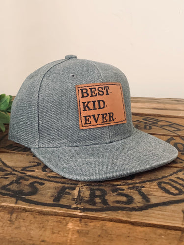Best  Kid Ever Snapback Hat- youth + toddler size - Fox + Fawn Designs
