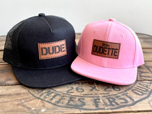 Load image into Gallery viewer, Dude + Little Dudette- Dad and daughter hat set
