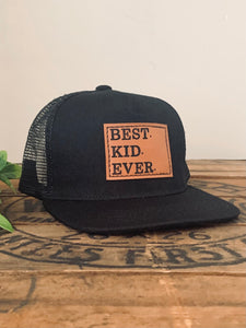 Best  Kid Ever Snapback Hat- youth + toddler size - Fox + Fawn Designs