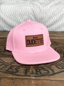 Dude + Little Dudette Hat Set- Daddy Daughter Matching Hats