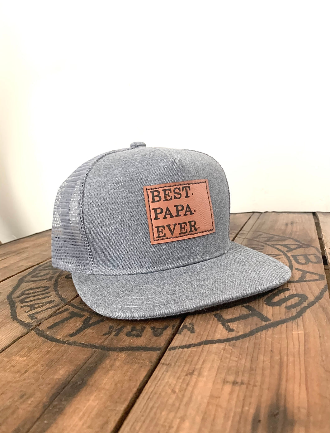 Best Papa Ever Snapback Hat - Fox + Fawn Designs