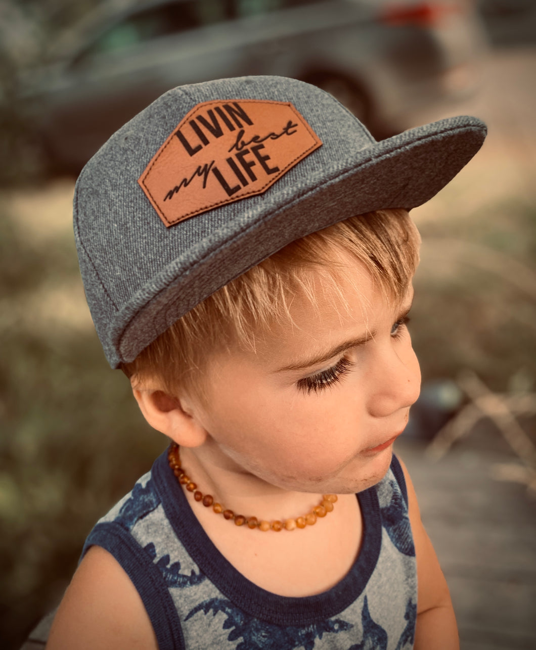 Livin My Best Life Toddler + Kids Hat (modern style) - Fox + Fawn Designs