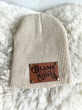 Load image into Gallery viewer, Baby Beanie “Blame it all on my Roots” - Fox + Fawn Designs
