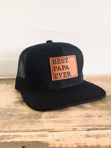 Best Papa Ever Snapback Hat - Fox + Fawn Designs