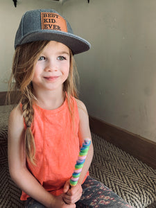 Best  Kid Ever Snapback Hat- youth + toddler size - Fox + Fawn Designs