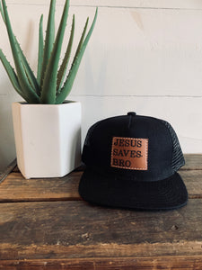 Jesus Saves, Bro. Toddler + Kids Snapback Hat - Fox + Fawn Designs