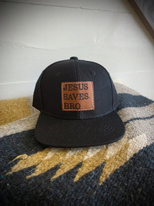 Jesus Saves, Bro. Toddler + Kids Snapback Hat - Fox + Fawn Designs