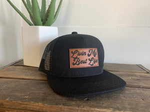 Livin My Best Life Toddler + Kids Snapback Hat - Fox + Fawn Designs