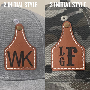 Customizable Cow Tag Snapbacks - Fox + Fawn Designs