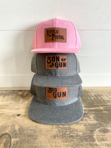 Big Gun + Little Pistol Hat set - Fox + Fawn Designs