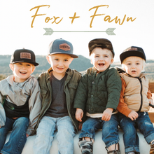 Load image into Gallery viewer, Rodeo Romeo Todder + Kids Snapback Hat - Fox + Fawn Designs
