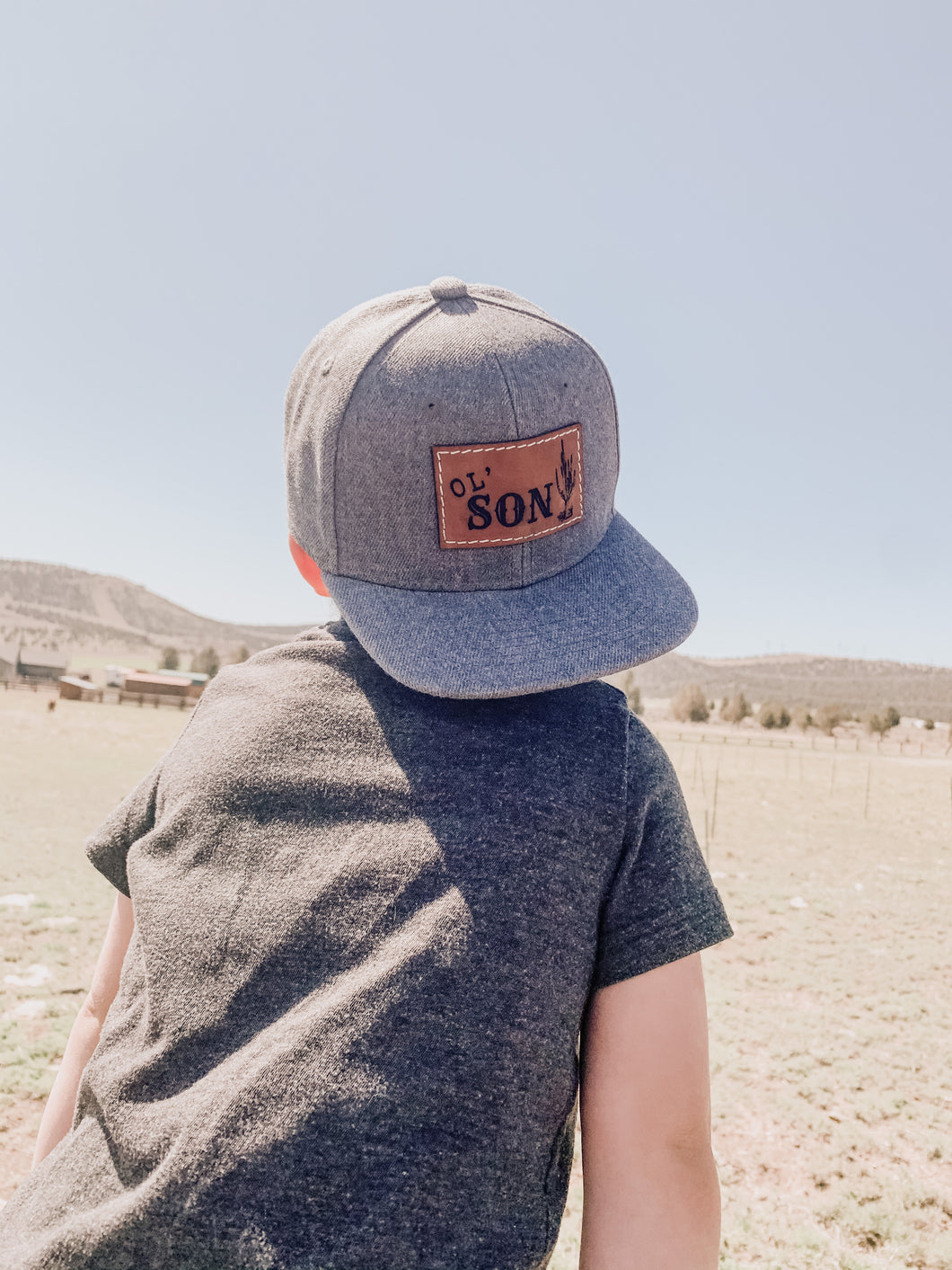 Ol’ Son Toddler + Kids Snapback Hat - Fox + Fawn Designs