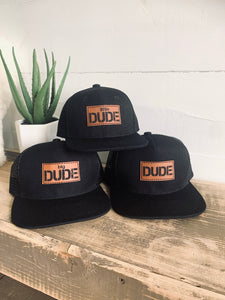 The DUDE Father/Son Snapback Hats Set - Fox + Fawn Designs