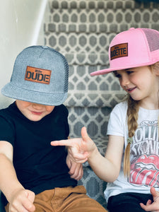 Little Dudette Girls SnapBack hat