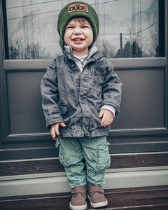 Youth/toddler “Little Dude” Beanie - Fox + Fawn Designs