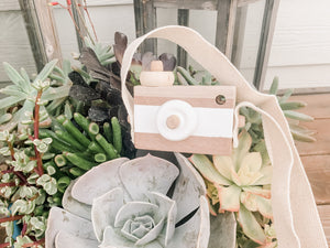 Wooden Toy Camera - Fox + Fawn Designs